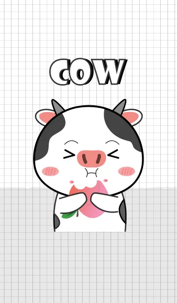 [LINE着せ替え] Minamal Cow 2 (jp)の画像1