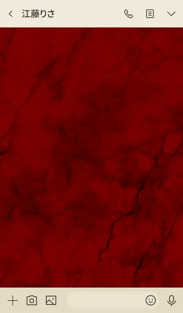 [LINE着せ替え] 大理石のテクスチャ-赤の画像3