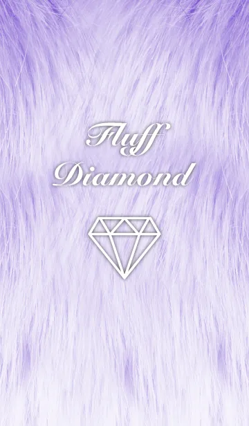 [LINE着せ替え] Fluff Diamond- Purple (jp)の画像1