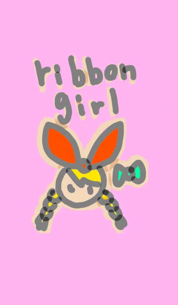 [LINE着せ替え] リボン女子の画像1