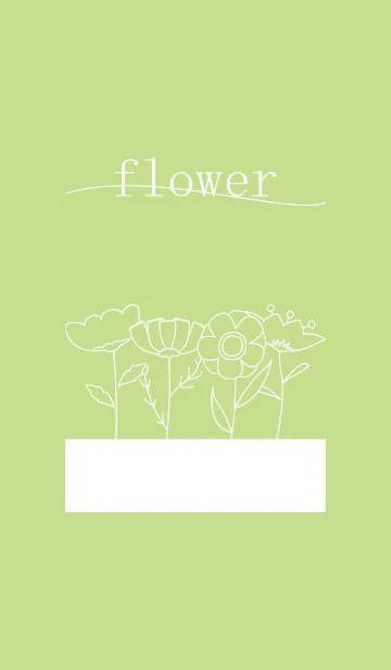 [LINE着せ替え] simple flowerー花の画像1