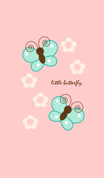 [LINE着せ替え] vintage butterfly theme 22の画像1