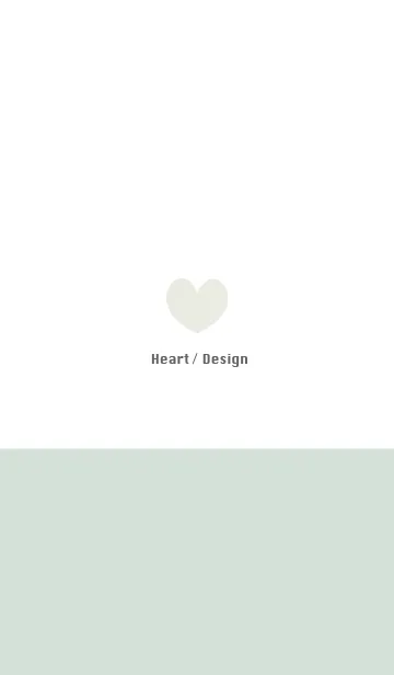 [LINE着せ替え] Heart / Design -green-の画像1