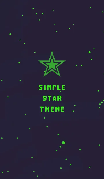 [LINE着せ替え] シンプル スター 029の画像1