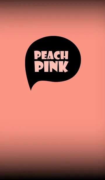 [LINE着せ替え] Peach Pink And Black Vr.2 (jp)の画像1