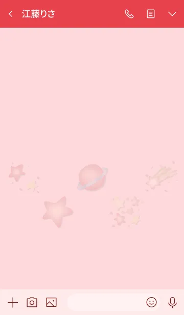 [LINE着せ替え] 推し色みつけた！赤の61の画像3