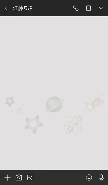 [LINE着せ替え] 推し色みつけた！黒の61の画像3