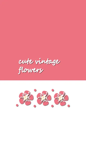 [LINE着せ替え] Cute vintage flower 6 :)の画像1