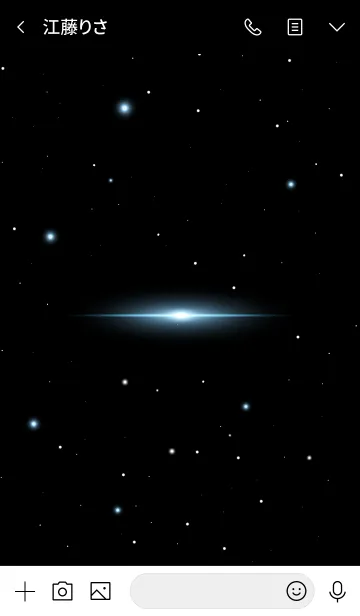 [LINE着せ替え] Starry Sky -PALE BLUE STAR-の画像3