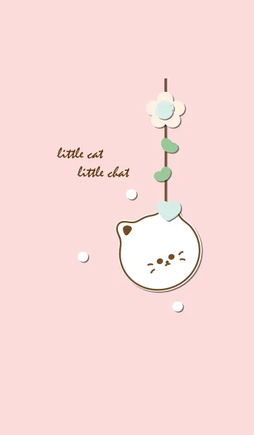 [LINE着せ替え] little cat with little heart 6の画像1