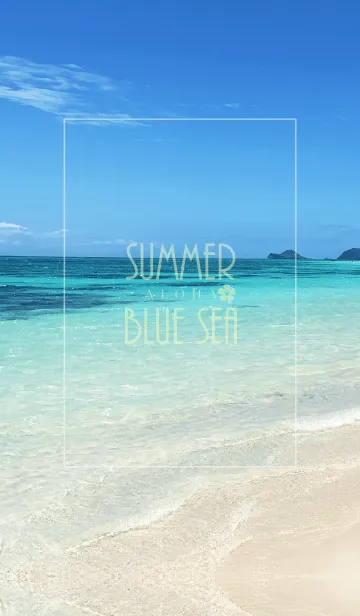 [LINE着せ替え] SUMMER BLUE SEA ALOHA 32.の画像1