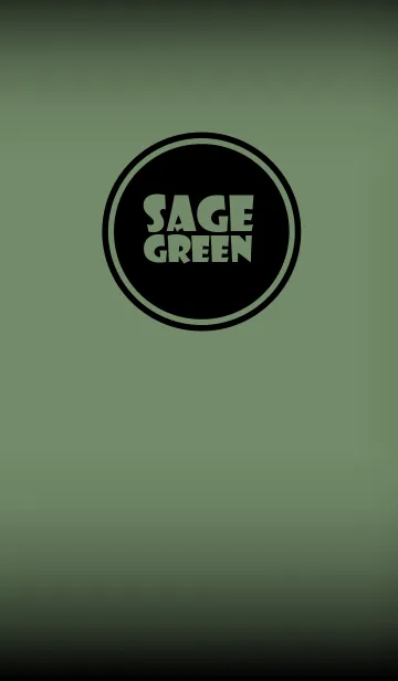 [LINE着せ替え] Sage Green And Black Ver.6 (jp)の画像1