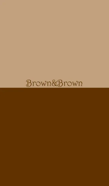 [LINE着せ替え] ブラウン&ブラウン No.1-4の画像1