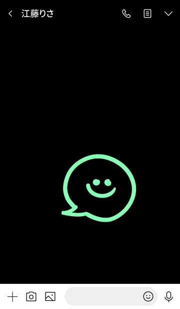 [LINE着せ替え] スマイル トーク 019の画像3