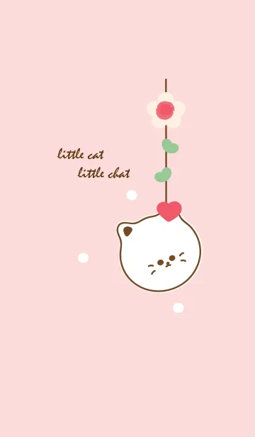 [LINE着せ替え] little cat with little heart 7の画像1