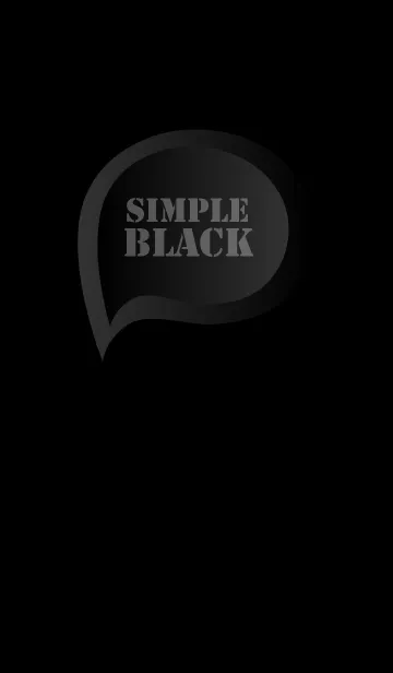 [LINE着せ替え] The Button Black (jp)の画像1