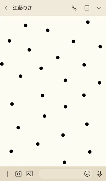 [LINE着せ替え] 大人かわいいドットとハート。の画像3