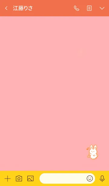 [LINE着せ替え] Triangle rabbit 31の画像3