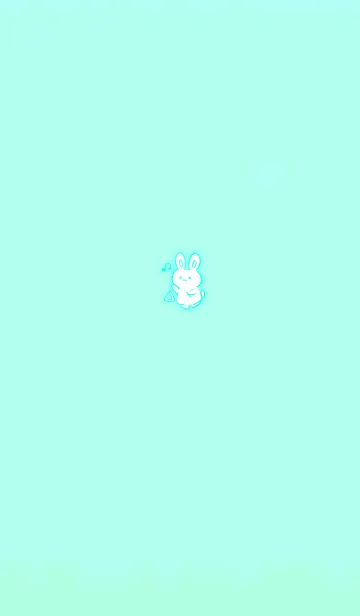 [LINE着せ替え] Triangle rabbit 37の画像1