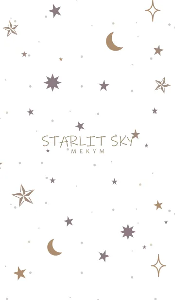 [LINE着せ替え] STARLIT SKY -MEKYM- 10の画像1