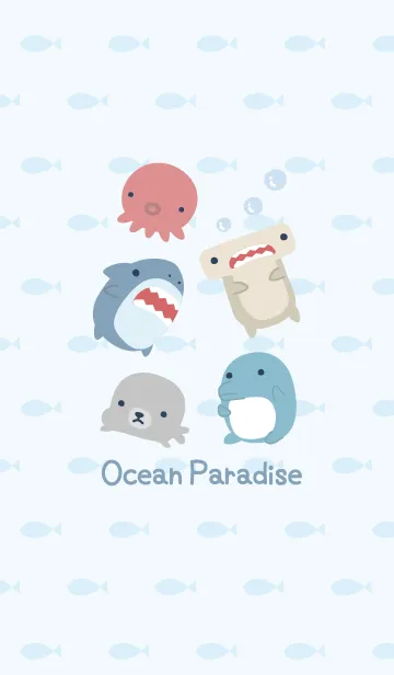 [LINE着せ替え] Ocean Paradise @+の画像1