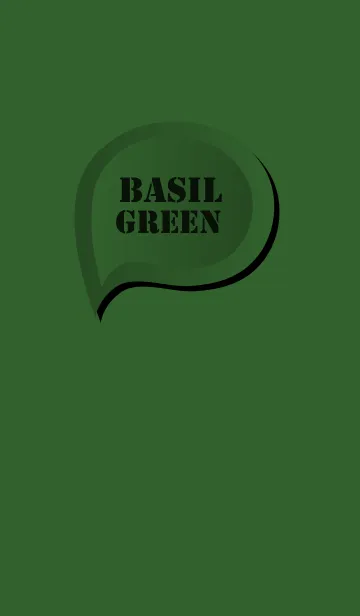 [LINE着せ替え] The Button Basil Green (jp)の画像1