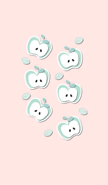 [LINE着せ替え] Yummy apples theme 40 :)の画像1