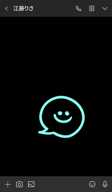 [LINE着せ替え] スマイル トーク 020の画像3