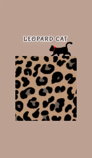 [LINE着せ替え] BLACK CAT -LEOPARD-の画像1