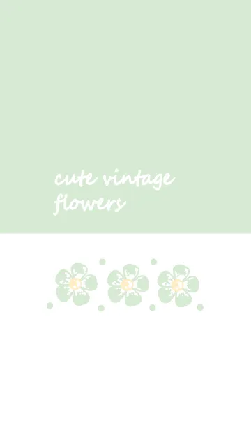 [LINE着せ替え] Cute vintage flower 8 :)の画像1