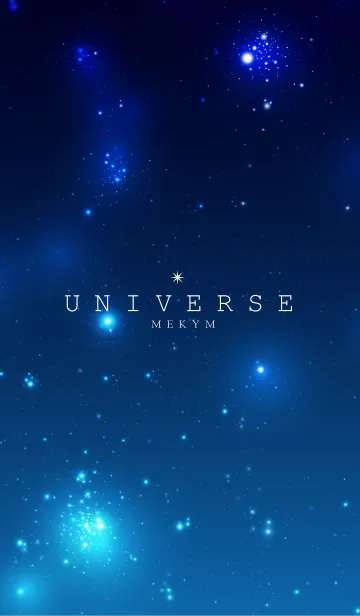 [LINE着せ替え] universe blue -MEKYM- 21の画像1