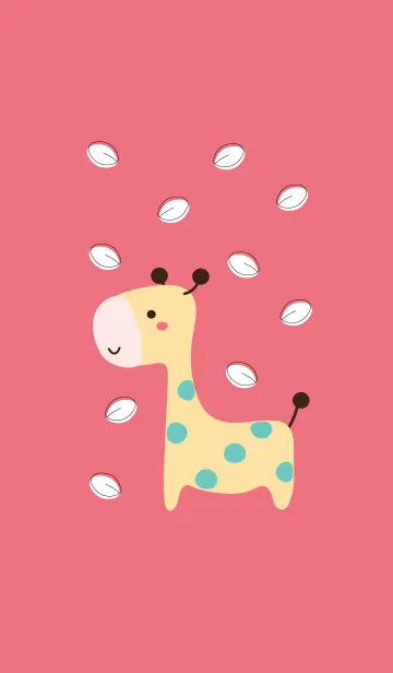 [LINE着せ替え] Cute giraffe 68 ^^の画像1