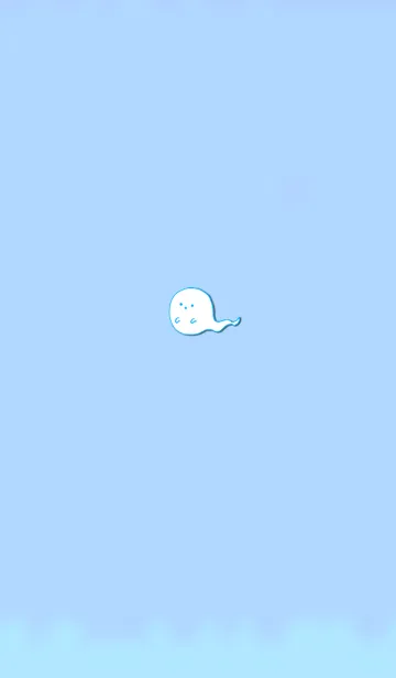 [LINE着せ替え] Simple ghost 7の画像1