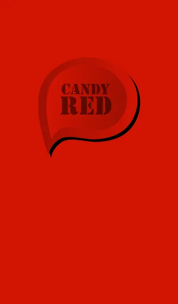 [LINE着せ替え] Candy Red Button (jp)の画像1