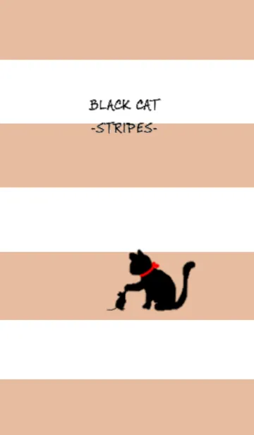 [LINE着せ替え] BLACK CAT -STRIPES-の画像1