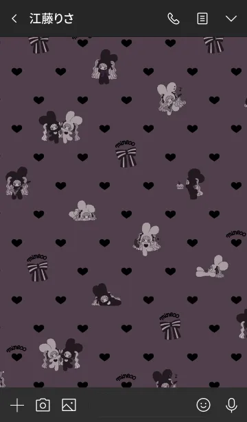 [LINE着せ替え] よふかし♡minecoの画像3