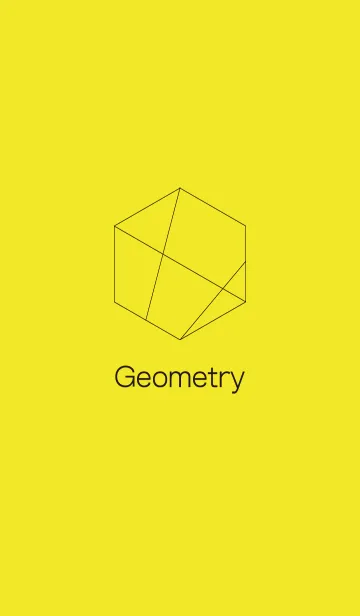 [LINE着せ替え] GeometrYellow (jp)の画像1