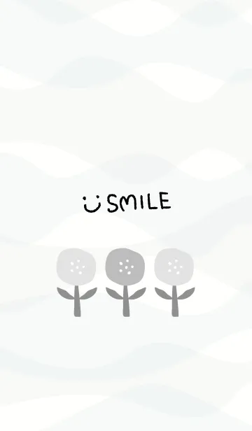 [LINE着せ替え] 3つの黒色の花 4の画像1