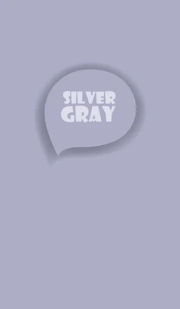 [LINE着せ替え] Love Silver Grey Button (jp)の画像1