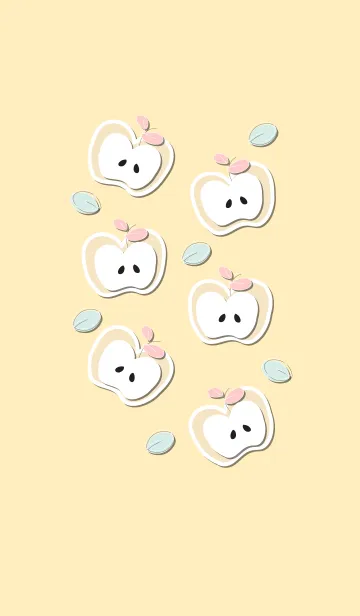 [LINE着せ替え] Yummy apples theme 42 :)の画像1