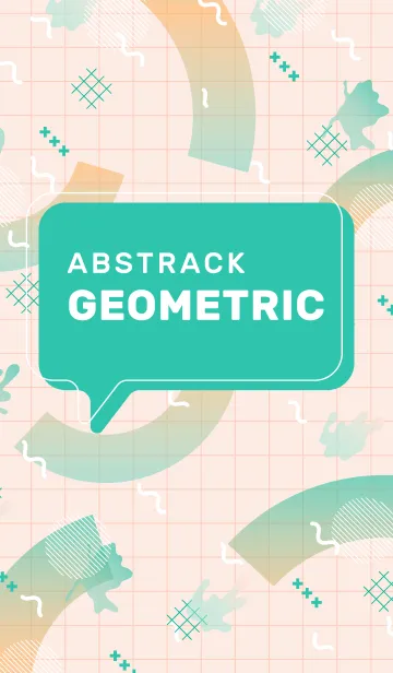 [LINE着せ替え] Abstrack Geometric Misty Roseの画像1