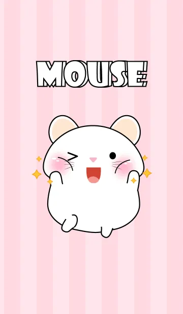 [LINE着せ替え] Oh！ I'm Cute White Mouse (jp)の画像1