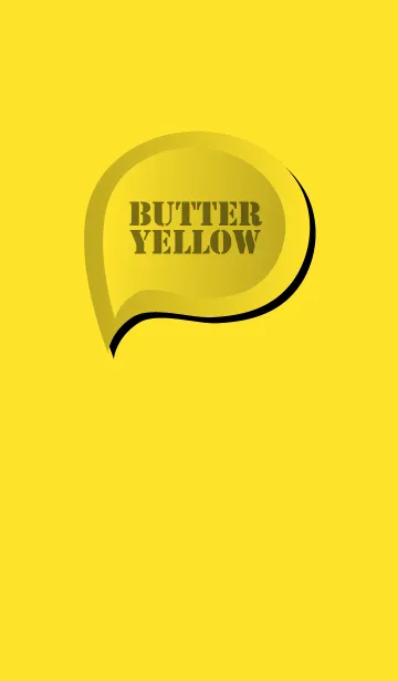 [LINE着せ替え] Butter Yellow Button (jp)の画像1