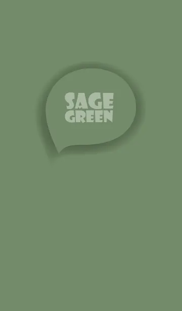 [LINE着せ替え] Love Sage Green Button (jp)の画像1