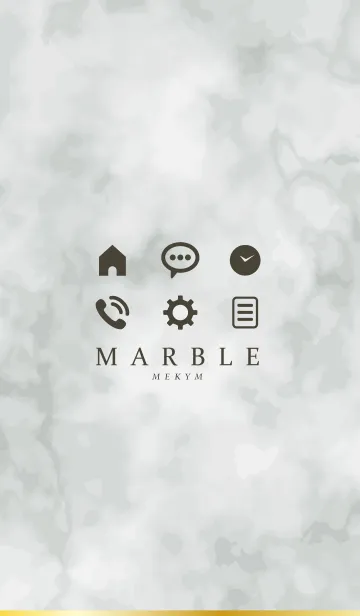 [LINE着せ替え] MARBLE -SIMPLE MONOTONE- 10の画像1