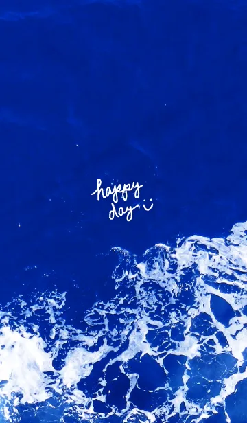 [LINE着せ替え] 深い青の海 波15の画像1