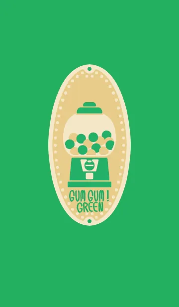 [LINE着せ替え] GUM GUM！=GREEN=の画像1