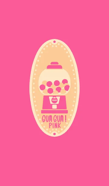 [LINE着せ替え] GUM GUM！=PINK=の画像1