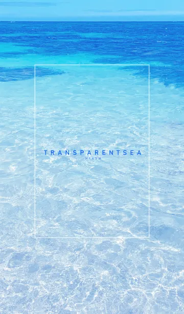 [LINE着せ替え] TRANSPARENT SEA 20の画像1