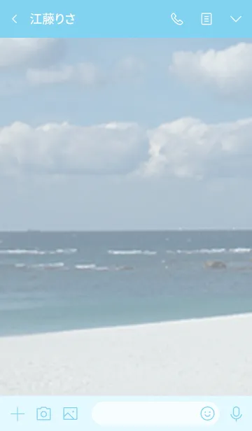 [LINE着せ替え] 今年の夏は静かですが、また戻りますようにの画像3